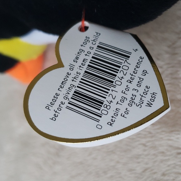 Zero 🐧🎅Ty Beanie Baby Christmas Penguin w/Hat⛄ Gift Kids Toy Collectible, NWT - Picture 6 of 11